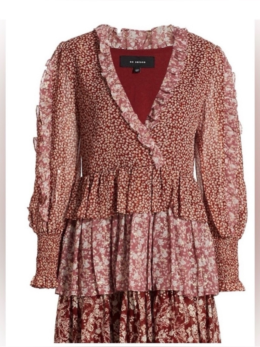 EN SAISON floral mini dress NWT Sz S